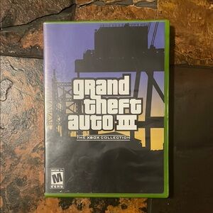 Grand Theft Auto III for Xbox - Black Cover